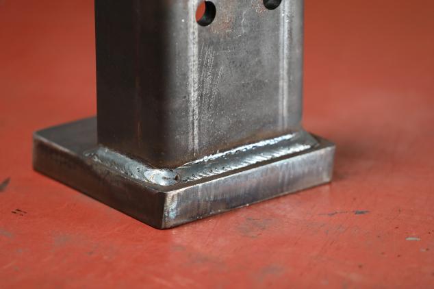 Steel part weld